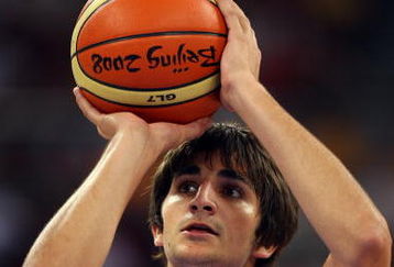 BEIJING - AUGUST 10:  Ricky Rubio #6 of Spain shoots a free throw while taking on Greece during the day 2 preliminary game at the Beijing 2008 Olympic Games in the Beijing Olympic Basketball Gymnasium on August 10, 2008 in Beijing, China.  (Photo by Phil Walter/Getty Images)