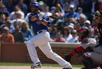 CHICAGO - APRIL 17:  Geovany Soto #18 of the Chicago Cubs bats against the St. Louis Cardinals on April 17, 2009 at Wrigley Field in Chicago, Illinois. (Photo by Jonathan Daniel/Getty Images) 
