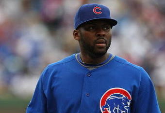 CHICAGO - MAY 27: Milton Bradlery #21 of the Chicago Cubs warms-up before a game against the Pittsburgh Pirates on May 27, 2009 at Wrigley Field in Chicago, Illinois. The Cubs defeated the Pirates 5-2.  (Photo by Jonathan Daniel/Getty Images)