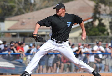 DUNEDIN, FL - FEBRUARY 25 :  Pitcher B. J. Ryan of the Toronto Blue Jays throws in relief against he New York Yankees February 25, 2009 at Dunedin Stadium in Dunedin, Florida.  (Photo by Al Messerschmidt/Getty Images)