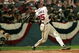 ATLANTA - OCTOBER 22:  Andruw Jones #25 of the Atlanta Braves bats during Game three of the 1996 World Series against the New York Yankees at Atlanta-Fulton County Stadium on October 22, 1996 in Atlanta, Georgia. The Yankees defeated the Braves 5-2. (Photo by Stephen Dunn/Getty Images)