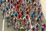 GERONA, SPAIN - JULY 09:  The riders make their way under a bridge near the start of stage 6 of 2009 Tour de France from Gerona to Barcelona on July 9, 2009 in Gerona, France.  (Photo by Bryn Lennon/Getty Images)