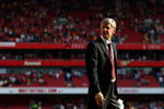 LONDON, ENGLAND - MAY 24:  Arsenal Manager Arsene Wenger looks on after the Barclays Premier League match between Arsenal and Stoke City at Emirates Stadium on May 24, 2009 in London, England.  (Photo by Ryan Pierse/Getty Images)