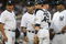 NEW YORK - JULY 2: (L-R) Alex Rodriguez #13, Derek Jeter #2, Francisco Cervelli #29, pitching coach Dave Eiland #58, CC Sabathia #55 and Robinson Cano #24 of the New York Yankees meet on the mound during action against the Seattle Mariners at Yankee Stadium on July 2, 2009 in the Bronx borough of New York City.  (Photo by Nick Laham/Getty Images)