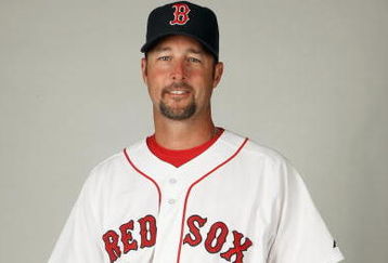 FORT MYERS,FLORIDA - FEBRUARY 22:  Tim Wakefield  #49 of the Boston Red Sox poses during photo day at the Red Sox spring training complex on February 22, 2009 in Fort Myers, Florida. (Photo by: Nick Laham/Getty Images)