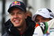 NURBURG, GERMANY - JULY 09:  Sebastian Vettel (L) of Germany and Red Bull Racing shares a joke with other German drivers in the paddock during previews to the German Formula One Grand Prix at Nurburgring on July 9, 2009 in Nurburg, Germany.  (Photo by Mark Thompson/Getty Images)