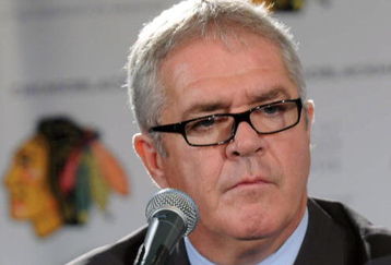 CHICAGO - OCTOBER 16: Blackhawks General Manager Dale Tallon attends a press conference as Joel Quenneville is introduced as the new head coach of the Chicago Blackhawks on October 16, 2008 at the United Center in Chicago, Illinois. (Photo by David Banks/Getty Images)
