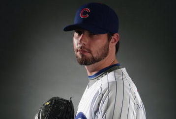 MESA, AZ - FEBRUARY 23:  Randy Wells of the Chicago Cubs poses during photo day at the Fitch Park Spring Training complex on February 23, 2009 in Mesa, Arizona. (Photo by Donald Miralle/Getty Images)
