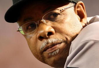 PHOENIX - JUNE 14:  Manager Cecil Cooper of the Houston Astros looks on from the dugout during the major league baseball game against the Arizona Diamondbacks at Chase Field on June 14, 2009 in Phoenix, Arizona.  (Photo by Christian Petersen/Getty Images)