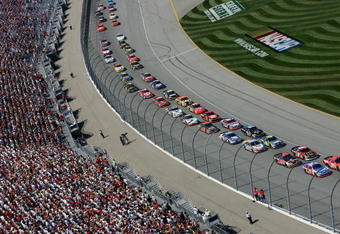 JOLIET, IL - JULY 09:  The NASCAR Nextel Cup Series USG Sheetrock 400 starts on July 9, 2006 at Chicagoland Speedway in Joliet, Illinois.  (Photo by Streeter Lecka/Getty Images for NASCAR)