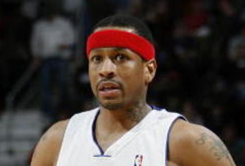 CLEVELAND - FEBRUARY 22:  Allen Iverson #1 of the Detroit Pistons looks on while playing the Cleveland Cavaliers on February 22, 2009 at the Quicken Loans Arena in Cleveland, Ohio. Cleveland won the game 99-78. NOTE TO USER: User expressly acknowledges and agrees that, by downloading and or using this photograph, User is consenting to the terms and conditions of the Getty Images License Agreement.  (Photo by Gregory Shamus/Getty Images)