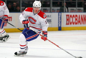 NEW YORK - APRIL 07:  Alex Tanguay #13 of the Montreal Canadiens skates against the New York Rangers on April 7, 2009 at Madison Square Garden in New York City. The Rangers defeated the Habs 3-1.  (Photo by Jim McIsaac/Getty Images)