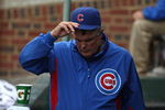 CHICAGO - JULY 08: Manager Lou Piniella #41 of the Chicago Cubs paces in the dugout during a game against the Atlanta Braves on July 8, 2009 at Wrigley Field in Chicago, Illinois. The Braves defeated the Cubs 4-1. (Photo by Jonathan Daniel/Getty Images)