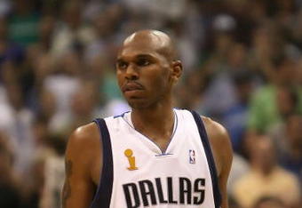 DALLAS - JUNE 20:  Jerry Stackhouse #42 of the Dallas Mavericks enters the game in the first quarter after serving a game suspension against the Miami Heat in game six of the 2006 NBA Finals on June 20, 2006 at American Airlines Center in Dallas, Texas.  NOTE TO USER: User expressly acknowledges and agrees that, by downloading and or using this photograph, User is consenting to the terms and conditions of the Getty Images License Agreement.  (Photo by Ronald Martinez/Getty Images)