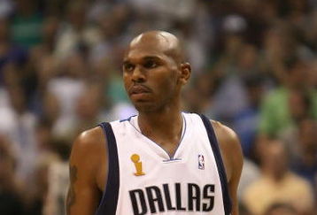 DALLAS - JUNE 20:  Jerry Stackhouse #42 of the Dallas Mavericks enters the game in the first quarter after serving a game suspension against the Miami Heat in game six of the 2006 NBA Finals on June 20, 2006 at American Airlines Center in Dallas, Texas.  NOTE TO USER: User expressly acknowledges and agrees that, by downloading and or using this photograph, User is consenting to the terms and conditions of the Getty Images License Agreement.  (Photo by Ronald Martinez/Getty Images)