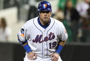 NEW YORK - JUNE 10:  Ryan Church #19 of the New York Mets in action against the Philadelphia Phillies during their game on June 10, 2009 at Citi Field in the Flushing neighborhood of the Queens borough of New York City.  (Photo by Al Bello/Getty Images)