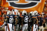 AUBURN, AL - SEPTEMBER 20:  The special teams unit of the Auburn Tigers prepare for a kick-off after the offense scored against the LSU Tigers at Jordan-Hare Stadium on September 20, 2008 in Auburn, Alabama. LSU defeated Auburn 26-21.  (Photo by Doug Benc/Getty Images)