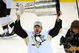 DETROIT - JUNE 12:  Philippe Boucher #43 of the Pittsburgh Penguins hoists the Stanley Cup overhead after Game Seven of the 2009 NHL Stanley Cup Finals against the Detroit Red Wings at Joe Louis Arena on June 12, 2009 in Detroit, Michigan. The Penguins defeated the Red Wings 2-1 in the seventh game to win the Stanley Cup Finals series 4 games to 3. (Photo by Harry How/Getty Images)