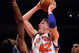 NEW YORK - MARCH 07: David Lee #42 of the New York Knicks shoots the ball over Gerald Wallace #3 of the Charlotte Bobcats on March 7, 2009 at Madison Square Garden in New York City. NOTE TO USER: User expressly acknowledges and agrees that, by downloading and or using this photograph, User is consenting to the terms and conditions of the Getty Images License Agreement. (Photo by Nick Laham/Getty Images)