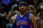 MILWAUKEE - FEBRUARY 07: Allen Iverson #1 of the Detroit Pistons walks back to the bench during a game against the Milwaukee Bucks on February 7, 2009 at the Bradley Center in Milwaukee, Wisconsin. The Pistons defeated the Bucks 126-121 in overtime. NOTE TO USER: User expressly acknowledges and agreees that, by downloading and/or using this Photograph, User is consenting to the terms and conditions of the Getty Images License Agreement. (Photo by Jonathan Daniel/Getty Images)