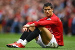MANCHESTER, ENGLAND - MAY 16:  Cristiano Ronaldo of Manchester United looks on during the Barclays Premier League match between Manchester United and Arsenal at Old Trafford on May 16, 2009 in Manchester, England.  (Photo by Alex Livesey/Getty Images)