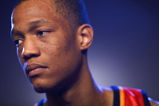 TARRYTOWN, NY - JULY 29:  Anthony Randolph of the Golden State Warriors poses for a portrait during the 2008 NBA Rookie Photo Shoot on July 29, 2008 at the MSG Training Facility in Tarrytown, New York.  NOTE TO USER: User expressly acknowledges and agrees that, by downloading and or using this Photograph, User is consenting to the terms and conditions of the Getty Images License Agreement.  (Photo by Robert Laberge/Getty Images)