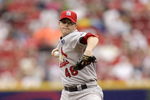 CINCINNATI - JULY 04:  Brad Thompson #48 of the St. Louis Cardinals is pictured during the game against the Cincinnati Reds  on July 4, 2009 in Cincinnati, Ohio.  (Photo by Andy Lyons/Getty Images)