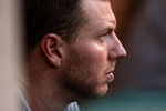 ANAHEIM, CA - MAY 6:  Pitcher Roy Halladay #32 of the Toronto Blue Jays waits to take the mound against the Los Angeles Angels of Anaheim at Angel Stadium May 6, 2009 in Anaheim, California.  (Photo by Stephen Dunn/Getty Images)