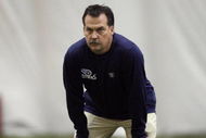 NASHVILLE, TN - MAY 1: Jeff Fisher, head coach of the Tennessee Titans watches the action during the Tennessee Titans Minicamp on May 1, 2009 at Baptist Sports Park in Nashville, Tennessee. (Photo by Joe Murphy/Getty Images)