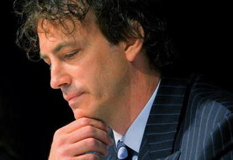ENGLEWOOD, CO - JULY 09:  Joe Sakic announces his retirement as he addresses the media during a press conference at the Inverness Hotel on July 9, 2009 in Englewood, Colorado. Sakic played 20 years in the NHL with the same organization, the Quebec Nordiques from 1988-1995 and the Colorado Avalanche from 1995 to 2009.  (Photo by Doug Pensinger/Getty Images)