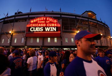 CHICAGO - JULY 06:  Cubs fans leave Wrigley Filed, after the Chicago Cubs defeated the Atlanta Braves 4-2, July 6, 2009 in Chicago, Illinois. The Tribune Company, which owns the Cubs and the ballpark, has reached a deal, reported to be worth around $900 million, to sell both to the Ricketts family which built its fortune through TD Ameritrade Holding Corp. The Tribune Company, which is operating under Chapter 11 bankruptcy, will need court approval as well as approval from Major League Baseball for the sale to go through.  (Photo by Scott Olson/Getty Images)