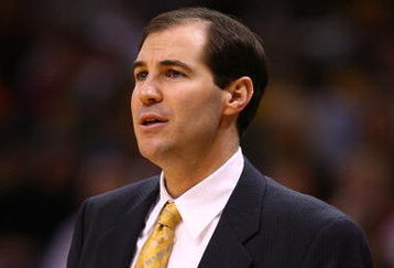 OKLAHOMA CITY - MARCH 14:  Head coach Scott Drew of the Baylor Bears during the Phillips 66 Big 12 Men's Basketball Championship finals at the Ford Center March 14, 2009 in Oklahoma City, Oklahoma.  (Photo by Ronald Martinez/Getty Images)