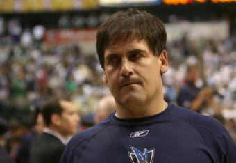 DALLAS - JUNE 20:  Owner Mark Cuban of the Dallas Mavericks walks off the court after the Mavericks loss to the Miami Heat in game six of the 2006 NBA Finals on June 20, 2006 at American Airlines Center in Dallas, Texas.  The Heat won 95-92 and win the series 4-2.  NOTE TO USER: User expressly acknowledges and agrees that, by downloading and or using this photograph, User is consenting to the terms and conditions of the Getty Images License Agreement.  (Photo by Ronald Martinez/Getty Images)