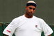 WIMBLEDON, ENGLAND - JUNE 22:  James Blake of USA reacts during the men's singles first round match against Andreas Seppi of Italy on Day One of the Wimbledon Lawn Tennis Championships at the All England Lawn Tennis and Croquet Club on June 22, 2009 in London, England.  (Photo by Hamish Blair/Getty Images)