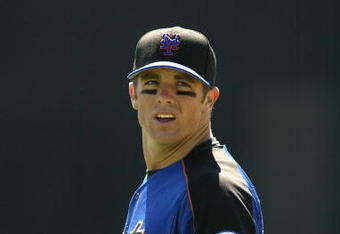 VIERA, FL - MARCH 2:  Infielder David Wright #5 of the New York Mets looks on against the Washington Nationals before MLB Spring Training game action on March 2, 2005 at the Space Coast Stadium in Viera, Florida. The Washington Nationals defeated the Mets 5-3. (Photo by Rick Stewart/Getty Images)