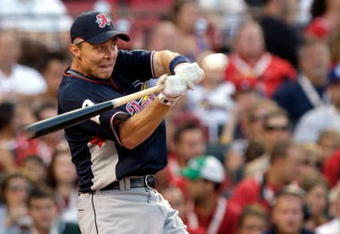 ST LOUIS, MO - JULY 13:  American League All-Star Brandon Inge of the Detroit Tigers competes in the State Farm Home Run Derby at Busch Stadium on July 13, 2009 in St. Louis, Missouri.  (Photo by Jamie Squire/Getty Images)