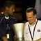 AUCKLAND, NEW ZEALAND - JULY 12: Howard Thompkins of the United States passes the trophy over to head coach Jamie Dixon after winning the U19 Basketball World Championships Final match between Greece and the United States of America at North Shore Events Centre on July 12, 2009 in Auckland, New Zealand.  (Photo by Hannah Johnston/Getty Images)