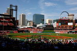 ST LOUIS, MO - JULY 13:  The National League All-Star and the American League All-Star teams take batting practice during the Gatorade All-Star Workout Day at Busch Stadium on July 13, 2009 in St Louis, Missouri.  (Photo by Jamie Squire/Getty Images)