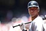 ANAHEIM, CA - JULY 11:  Derek Jeter #2 of the New York Yankees waits on deck during the game with the Los Angeles Angels of Anaheim on July 11, 2009 at Angel Stadium in Anaheim, California.  The Angels won 12-8.  (Photo by Stephen Dunn/Getty Images)