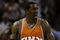 SAN ANTONIO - APRIL 22:  Center Amare Stoudemire #1 of the Phoenix Suns reacts against the San Antonio Spurs in Game Two of the Western Conference Quarterfinals during the 2008 NBA Playoffs at the AT&T Center on April 22, 2008 in San Antonio, Texas. NOTE TO USER: User expressly acknowledges and agrees that, by downloading and or using this photograph, User is consenting to the terms and conditions of the Getty Images License Agreement. (Photo by Ronald Martinez/Getty Images)