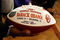WASHINGTON - APRIL 23:  A detail photograph of the ball given to U.S. President Barack Obama by the University of Florida mens football team at the White House April 23, 2009 in Washington, DC. Obama hosted the 2009 national champion Gators, who presented the president with a custom jersey and football.  (Photo by Chip Somodevilla/Getty Images)