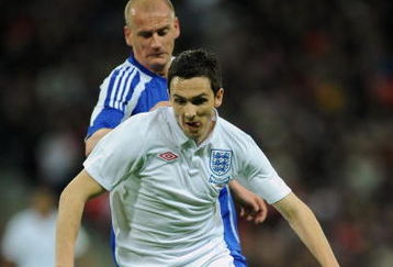 LONDON - MARCH 28:  Stewart Downing of England in acion during the International Friendly match between England and Slovakia at Wembley Stadium on March 28, 2009 in London, England.  (Photo by Shaun Botterill/Getty Images)