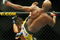 CHICAGO- OCTOBER 25:  Anderson Silva fights Patrick Cote in the Middleweight Title Bout at UFC's Ultimate Fight Night at Allstate Arena on October 25, 2008 in Chicago, Illinois. (Photo by Tasos Katopodis/Getty Images)