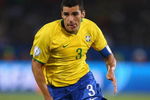 PRETORIA, SOUTH AFRICA - JUNE 21: Lucio of Brazil during the FIFA Confederations Cup match between Italy and Brazil at the Loftus Versfeld Stadium on June 21, 2009 in Pretoria, South Africa. (Photo by Alex Livesey/Getty Images)