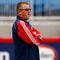 FOXBOROUGH, MA - MAY 3: Coach Steve Nicol of the New England Revolution watches drills before a game against the Houston Dynamo at Gillette Stadium on May 3, 2009 in Foxborough, Massachusetts. (Photo by Jim Rogash/Getty Images)