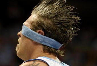 DENVER - MAY 25:  Chris Andersen #11 of the Denver Nuggets looks on against the Los Angeles Lakers in Game Four of the Western Conference Finals during the 2009 NBA Playoffs at Pepsi Center on May 25, 2009 in Denver, Colorado. NOTE TO USER: User expressly acknowledges and agrees that, by downloading and or using this photograph, User is consenting to the terms and conditions of the Getty Images License Agreement.  (Photo by Jed Jacobsohn/Getty Images)