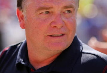 GAINESVILLE, FL - SEPTEMBER 27:  Ole Miss head coach Houston Nutt celebrates after a game against the University of Florida at Ben Hill Griffin Stadium on September 27, 2008 in Gainesville, Florida.  (Photo by Sam Greenwood/Getty Images)