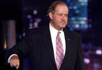 LOS ANGELES, CA - JULY 15:  Chris Berman of ESPN presents the Jimmy V award onstage during the 2009 ESPY Awards held at Nokia Theatre LA Live on July 15, 2009 in Los Angeles, California. The 17th annual ESPYs will air on Sunday, July 19 at 9PM ET on ESPN.  (Photo by Kevin Winter/Getty Images)
