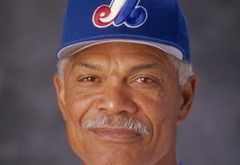 2 Mar 1999: Manager Felipe Alou #17 of the Montreal Expos poses for a studio portrait on Photo Day during Spring Training at the Roger Dean Stadium in Jupiter, Florida.