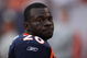 DENVER - SEPTEMBER 16:  Travis Henry #20 of the Denver Broncos on the bench as the Denver Broncos defeated the Oakland Raiders 23-20 in overtime during week two NFL action at Invesco Field at Mile High on September 16, 2007 in Denver, Colorado.  (Photo by Doug Pensinger/Getty Images)